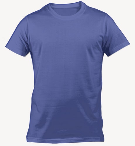 Camisetas Banda Estampadas – Azul